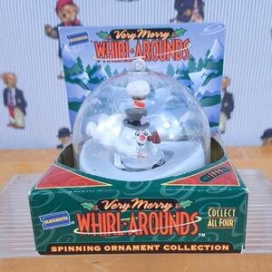 Vintage Blockbuster Frosty the Snowman   Whirl Around spinning Christmas decor
